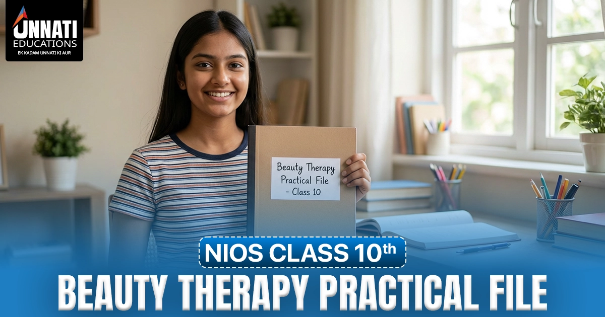 NIOS Class 10 Beauty Therapy Practical File